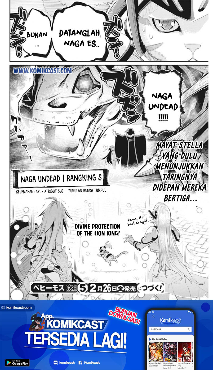 S-Rank Monster no Behemoth Dakedo, Neko to Machigawarete Erufu Musume no Kishi (Pet) Toshite Kurashitemasu Chapter 34 Bahasa Indonesia
